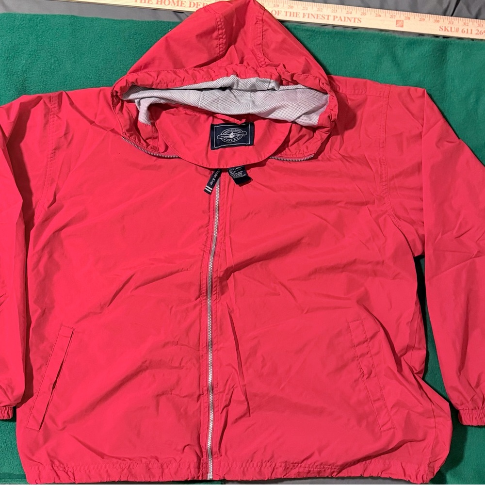 Charles River Apparel Red Raincoat